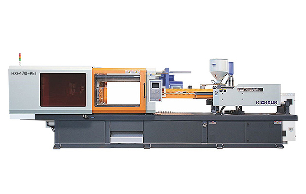 Injection molding machine first fast and slow injection method