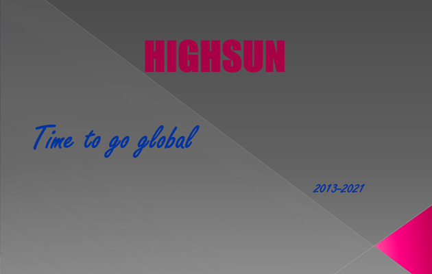 Time to go global  2013-2021